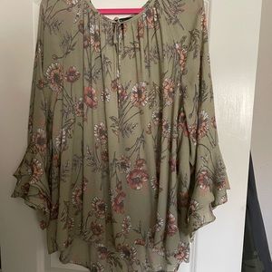 Boho woman’s 3X blouse